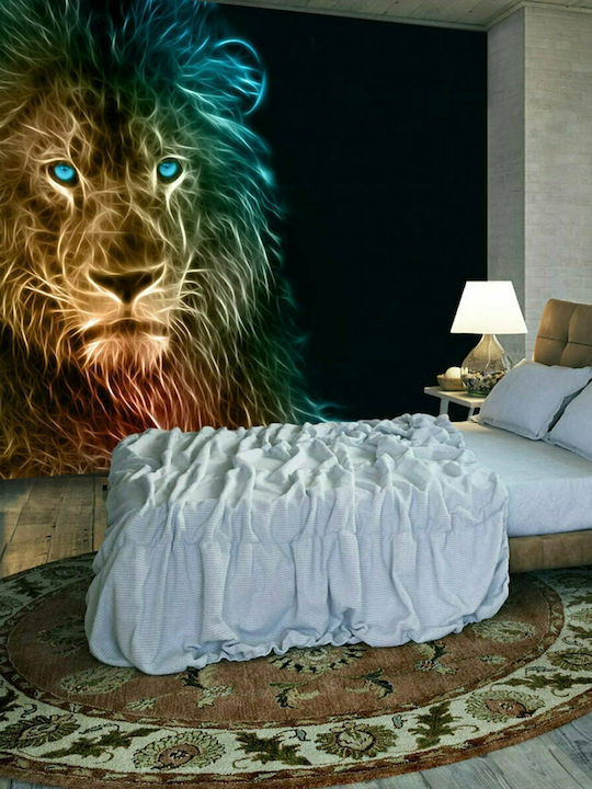 Fototapet de Perete 400x280cm Abstract lion Tesatura