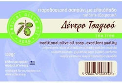 Alfa Care Traditional Olive Oil Soap Bar Tea Tree 100g Alfa Care Traditional Olive Oil Soap Bar Tea Tree 100g