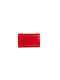 Fetiche Leather Groß Frauen Brieftasche Klassiker mit RFID Rot
