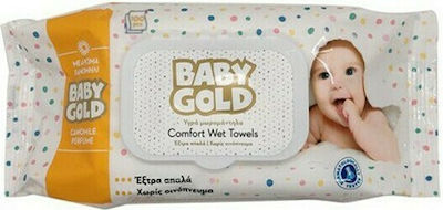 Baby Gold Baby Wipes without Alcohol with Chamomile 100pcs