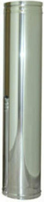 005-100-006 Chimney Chimney Tube Inox 200mm Silver