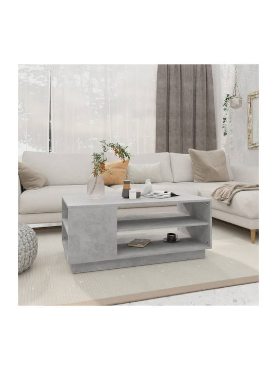 Masa Centrală Rectangulară Din Lemn Gri L102xL5...
