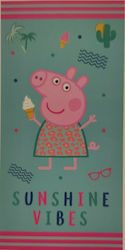 Stamion Sunshine Vibes Prosoape de plajă pentru copii Peppa Pig 140x70cm PP09041