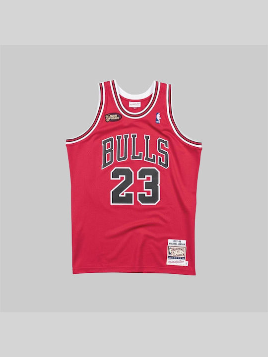 Authentic Michael Jordan C.Bulls Road Finals 1997-98 Ανδρική Φανέλα Εμφάνισης Μπάσκετ
