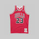 Authentic Michael Jordan C.Bulls Road Finals 1997-98 Ανδρική Φανέλα Εμφάνισης Μπάσκετ