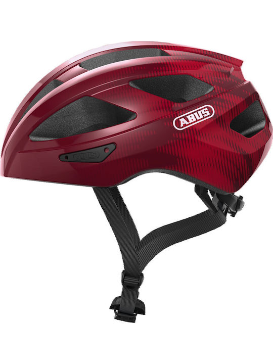 Abus Macator Bicycle Helmet Mountain / Road Red