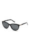 Solano Women's Sunglasses with Black Plastic Frame and Polarized Lens SS90159A
