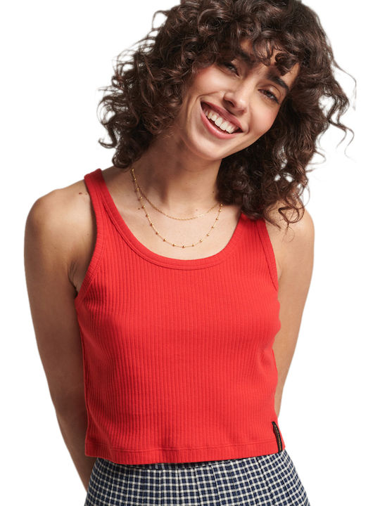 Superdry Ovin Vintage Women's Summer Crop Top C...