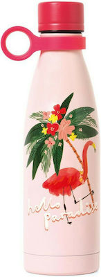 Legami Milano Hot&Cold Reciclabil Sticlă Termos Oțel inoxidabil Fără BPA Flamingo 500ml cu Grip SSB0015