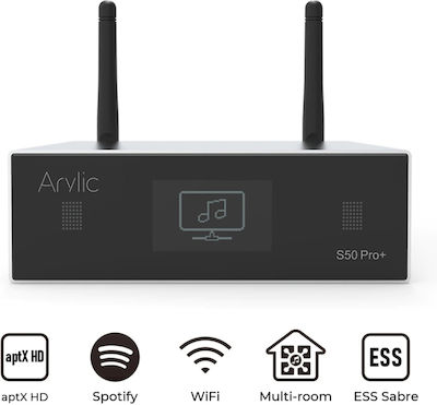 Arylic S50 Pro+ Bluetooth Receiver / Streamer Μαύρο