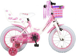 Volare Rose 14" Παιδικό Ποδήλατo Πόλης Coaster Brake Ροζ