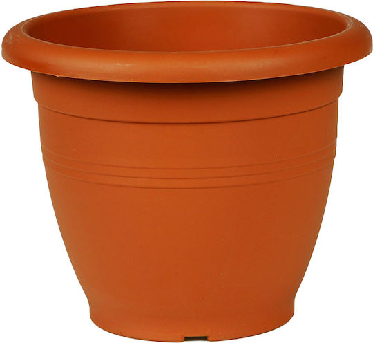 Viomes Terracotta Pot Plastic Light Terracotta 29x29x30cm.
