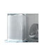 Orabella Stardust Easy Fix Kabine für Dusche mit Schieben Tür 110x150x190cm Stoff Chrom