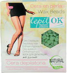 Depil Ok Facial & Body Hair Removal Wax Αλόη Βέρα 1000gr