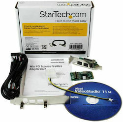 StarTech Card de control PCIe cu 3 porturi Firewire 400 / Firewire 800