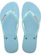 Frauen Flip Flops in Hellblau Farbe