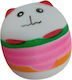 Squishy Αφρώδες Squeeze Spring Cat Λευκο 8 X 8 Cm Λευκό