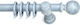 Anartisi Wooden Curtain Pole Clasico Single Φ35mm 300cm Navy