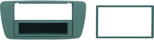 Phonocar DIN Fascia Panels 2 Din Blue/Grey for Seat Ibiza 2008-2013