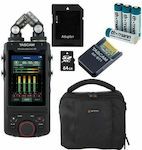 Tascam Portacapture X8 Mobile Bundle Πολυκάναλος Ψηφιακός Φορητός Εγγραφέας Μπαταρίας/Ρεύματος για Εγγραφή σε Κάρτα Μνήμης με Διάρκεια Εγγραφής 11 Ώρες, Phantom Power και Τροφοδοσία USB