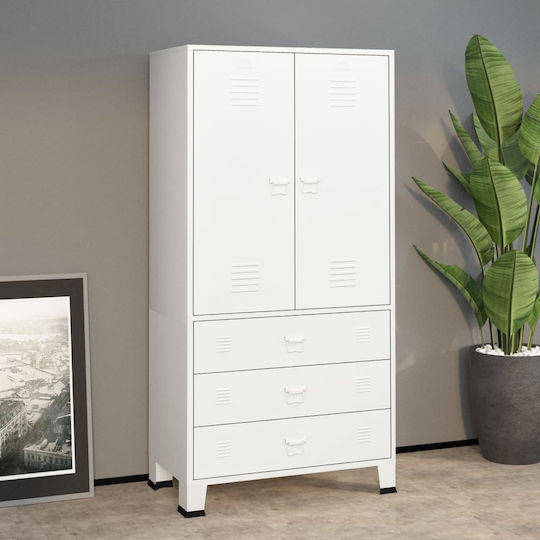 Kleiderschrank Büro 90x50x180cm