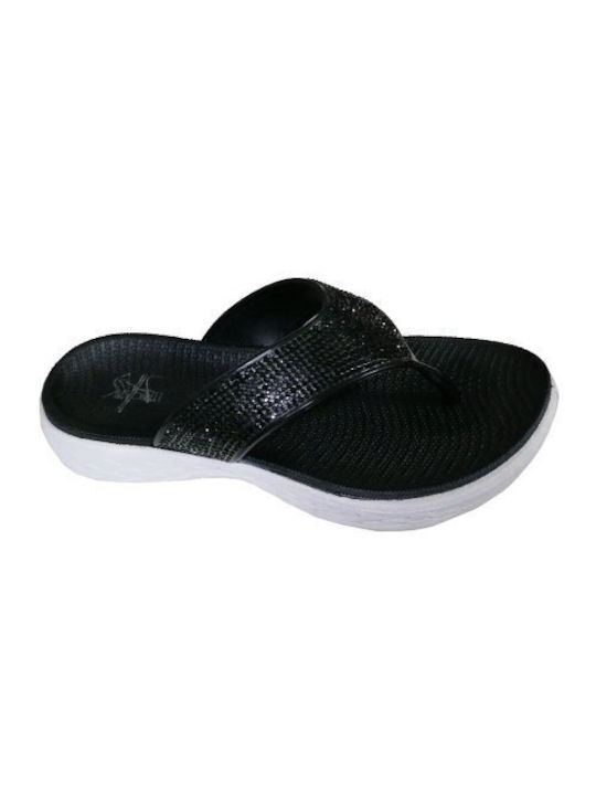 SAVE YOUR FEET 5466 Șlapi pentru femei, culoare negru