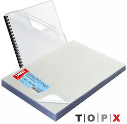 TopX Cover Page Bookbinding TOPX White 100 pieces 100pcs TopX Cover Page Bookbinding TOPX White 100 pieces 100pcs