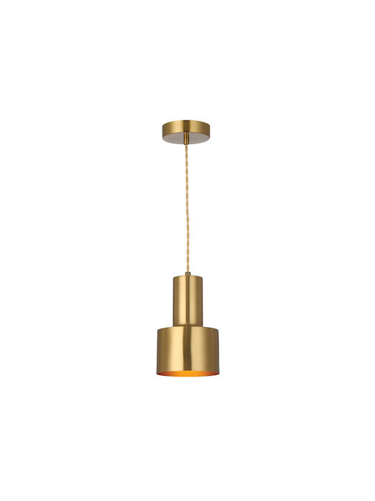 Viokef Solo Pendant Lamp E27 Gold