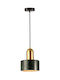 Viokef Marble Pendant Light Suspension for Socket E27 Green