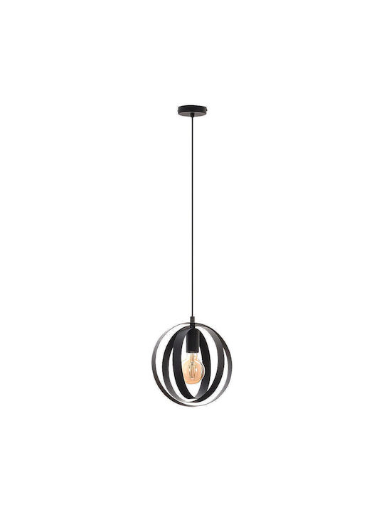 Rabalux Cortado Pendant Light Single-Light for Socket E27 Black