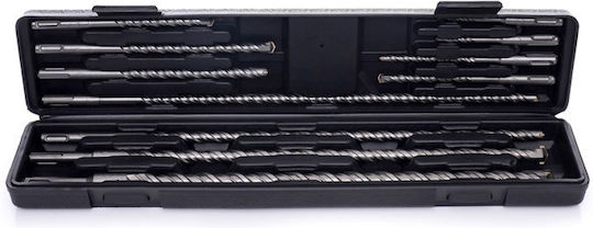 Tagred Satz 11 Bohrer Hartmetall mit SDS Plus Schaft für Gemäuer και Metall