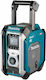 Makita MR007GZ Tabletop Radio Electric / Battery DAB+ with Bluetooth and USB Blue