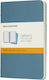 Moleskine Cahiers Set 3 Notizbücher Geregelt Blau