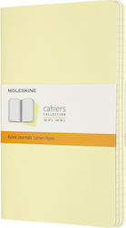 Moleskine Cahiers Set 3 Caiete Cu dungi Galben