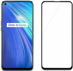 ObaStyle Vollflächig gehärtetes Glas 0.3mm Schwarz (Realme 6i)