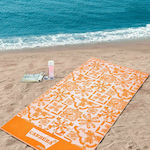 Lino Home Laranja Orange Beach Towel Cotton Orange 165x90cm.