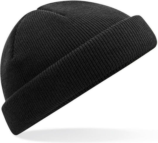 B43R Ανδρικός Beanie Σκούφος σε Μαύρο χρώμα