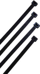 KAL Electronics Δεματικά Καλωδίων Πλαστικά 300mmx4mm σε Μαύρο χρώμα (100τμχ) (SZS-4X300/BLACK)