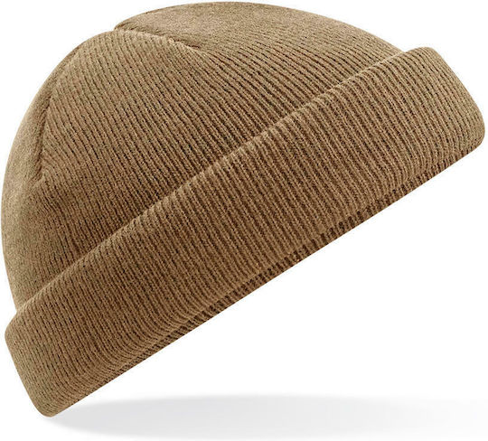 B43R Beanie Căciulă Pentru Bărbați În Culoare Bej