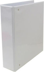Exas Paper Clip File with 4 Rings White Exas Paper Clip File with 4 Rings White