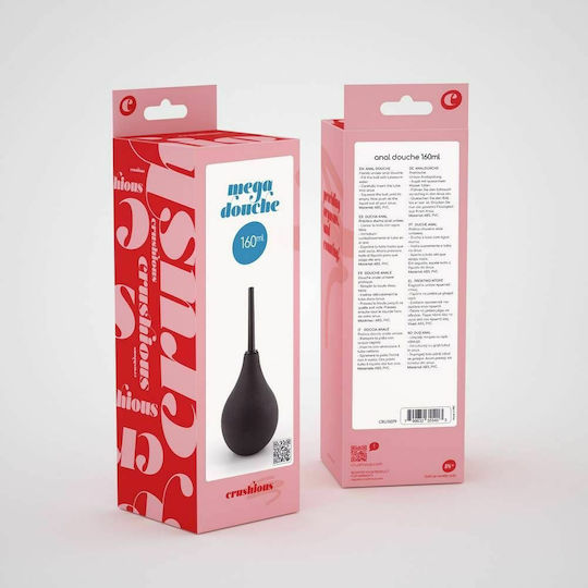 Crushious Crushious Anal Dusche 160ml Schwarz