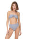 Lella Bikini Slip Ψηλόμεσο Μπλε