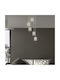 Rabalux Duchess Pendant Light Silver with Crystals for 5 Bulbs G9 39cm