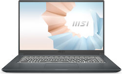 MSI Modern 15 A5M 15.6" FHD (Райзен 5-5500U/8ГБ/256ГБ SSD/W11 Home) (Американска клавиатура)