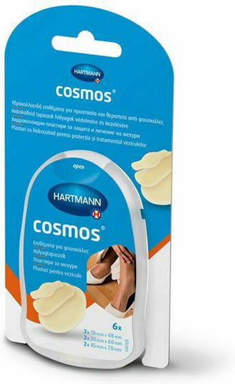 Hartmann Cosmos Adhesive Plasters Blister Patches Women 6pcs