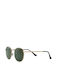 Zippo Sunglasses with Gold Metal Frame and Green Mirror Lens ΟΒ130-05