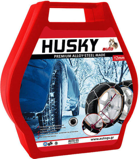Husky No 110 No 110 Αντιολισθητικές Αλυσίδες Πάχους 12mm Επιβατικού Αυτοκινήτου 2τμχ