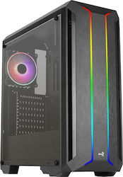 Aerocool Skyline ARGB Gaming Midi Tower Computer Case Black