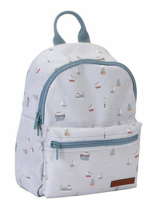 Little Dutch Sailors Bay School Bag Backpack Kindergarten in Light Blue color