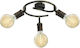 Rabalux Fidel Ceiling Mount Light 33cm Bronze with Socket E27